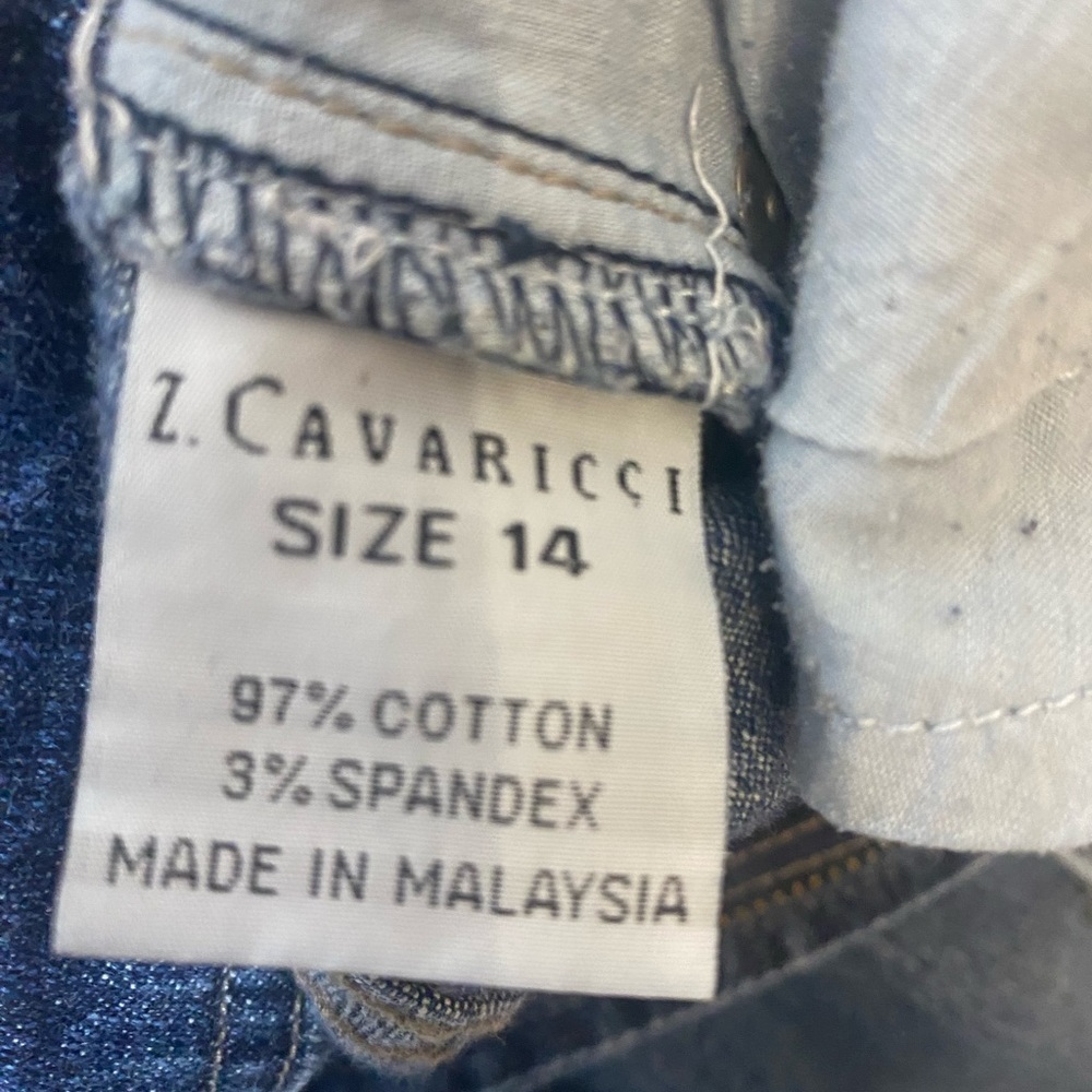 Z Cavaricci Vintage Womens Jeans size 14 Stretchy Jeans Cotton - Picture 6 of 12
